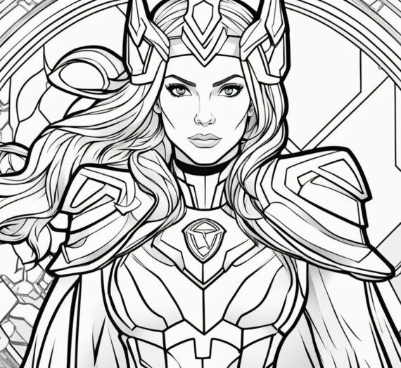 Scarlet Witch Coloring Pages: 6 Free Colorings Book