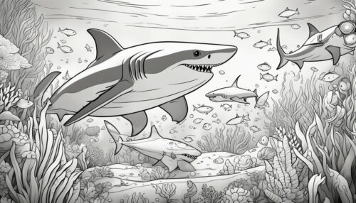 Shark Tale Coloring Pages for Kids
