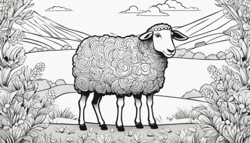 How to Print and Use Sheep Coloring Pages
