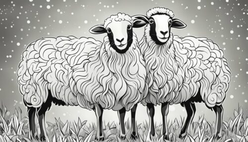 Cartoon Sheep Coloring Pages