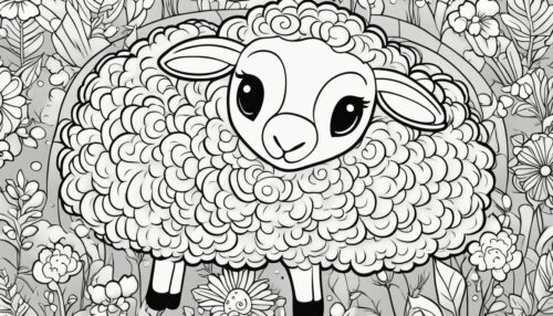 Sheep Coloring Pages