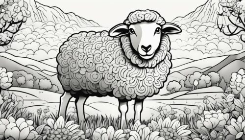 Understanding Sheep Coloring Pages