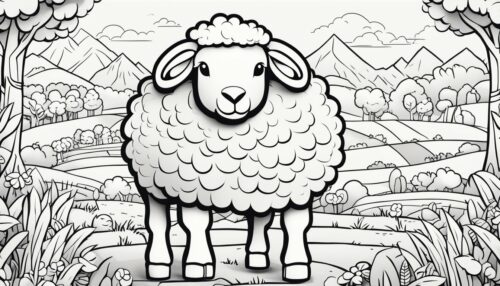 Understanding Sheep Coloring Pages