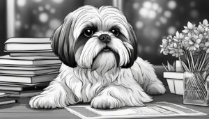 Shih Tzu Coloring Pages