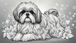 Shih Tzu Coloring Pages