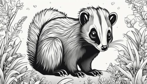 Benefits of Skunk Coloring Pages