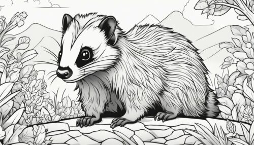 Benefits of Skunk Coloring Pages