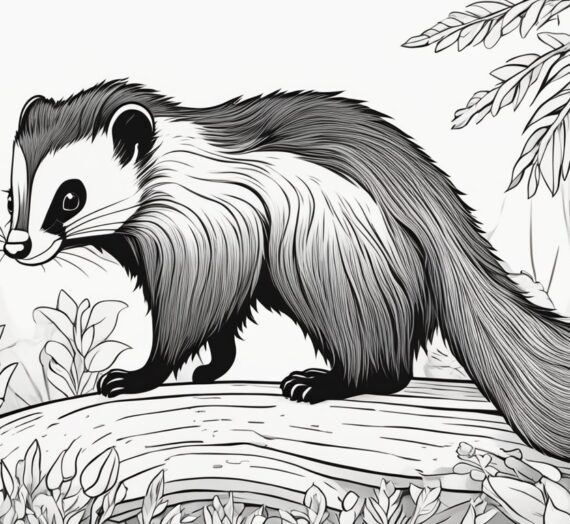 Skunk Coloring Pages: 14 Free Colorings Book