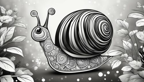 Simple Snail Coloring Pages