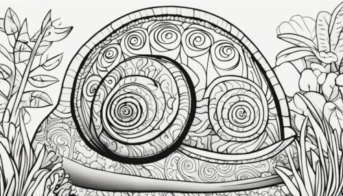 Types of Snail Coloring Pages