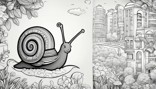 Cartoon Snail Coloring Pages