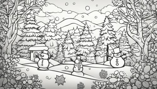 Snowmen Coloring Pages 10