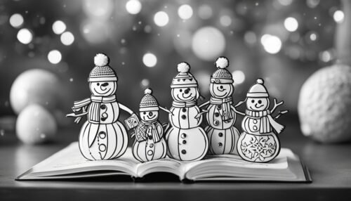 Printable Snowman Coloring Pages