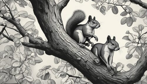 Choosing and Using Squirrels Coloring Pages