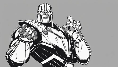 Thanos Avenger Coloring Pages