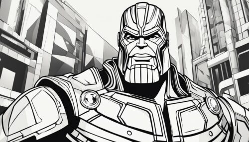 Creating Your Thanos Avenger Coloring Pages