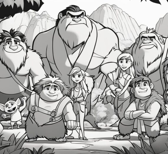 The Croods Coloring Pages: 18 Colorings Book