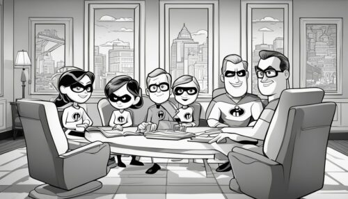 Exploring the Incredibles Coloring Pages