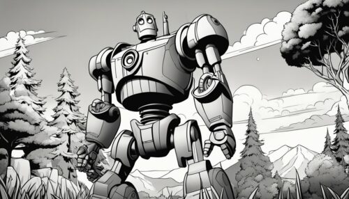 Free Iron Giant Coloring Pages