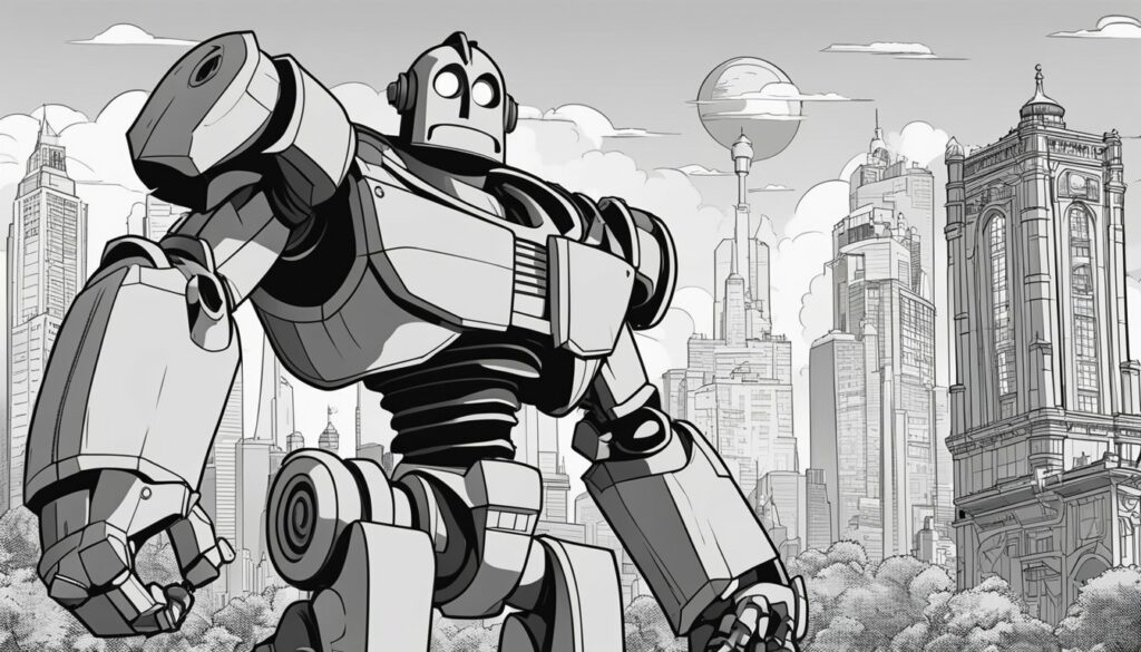 The Iron Giant Coloring Pages - The Iron Giant Coloring Pages 9 1024x585