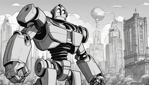 Fun and Creativity with Iron Giant Coloring Pages