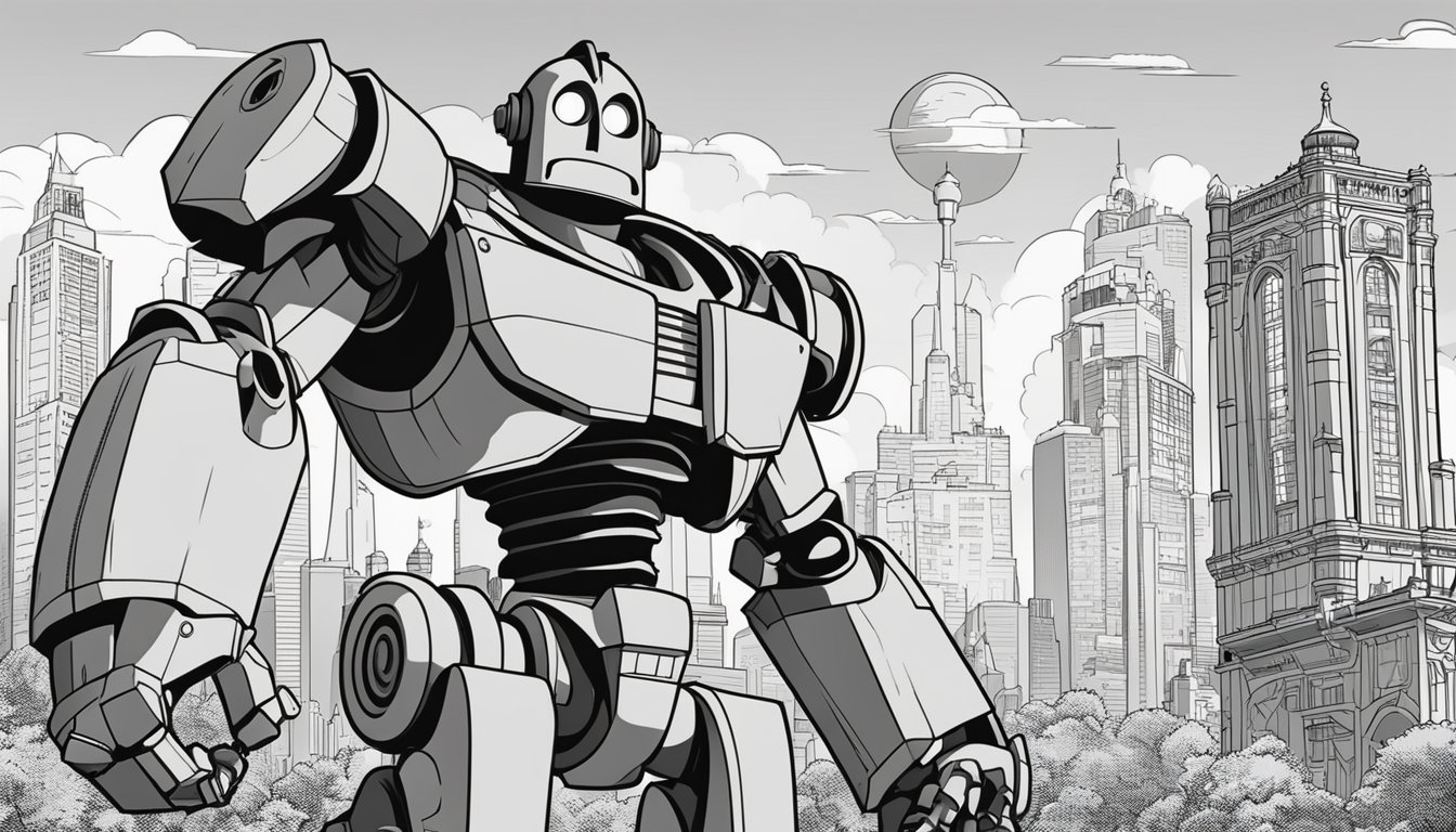 The Iron Giant Coloring Pages - The Iron Giant Coloring Pages 9