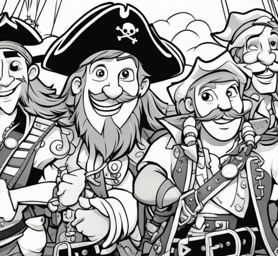 The Pirates Band of Misfits Coloring Pages: Free Printable Sheets for Kids