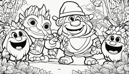 Trolls (2016) Coloring Pages