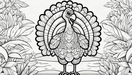 Turkey Animal Coloring Pages