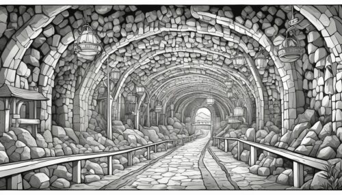 Historical Significance Wieliczka Salt Mine Coloring Pages