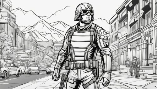 Winter Soldier Coloring Pages