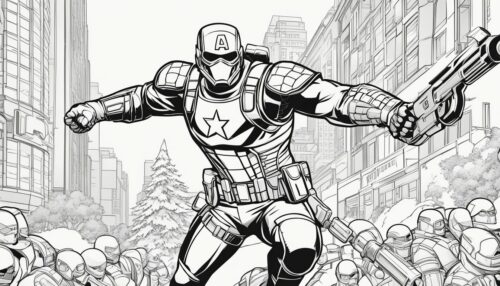 Winter Soldier Coloring Pages