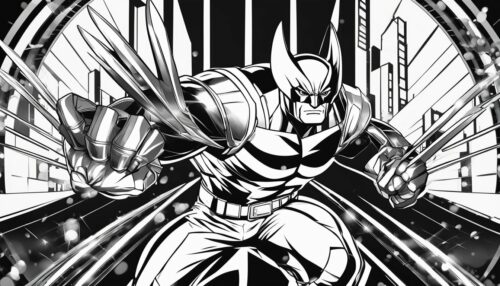 Printing and Downloading Wolverine Avenger Coloring Pages