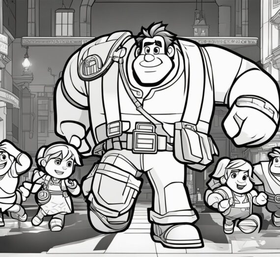 Wreck-It Ralph Coloring Pages: 18 Colorings Book Free