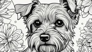 Beautiful Yorkshire Terrier Coloring Pages