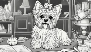 Yorkshire Terrier Coloring Pages for Different Age Groups