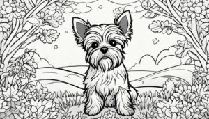 Yorkshire Terrier Coloring Pages