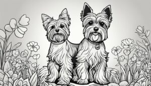 Yorkshire Terrier Coloring Pages