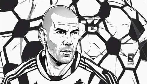 Zinedine Zidane Coloring Pages