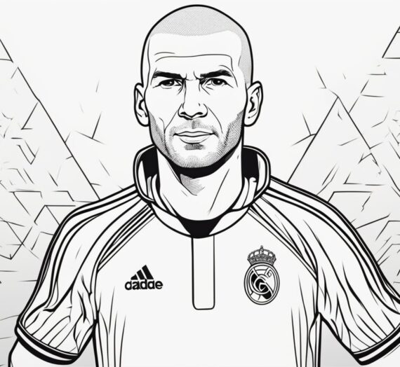 Zinedine Zidane Coloring Pages: 15 Free Printable Sheets
