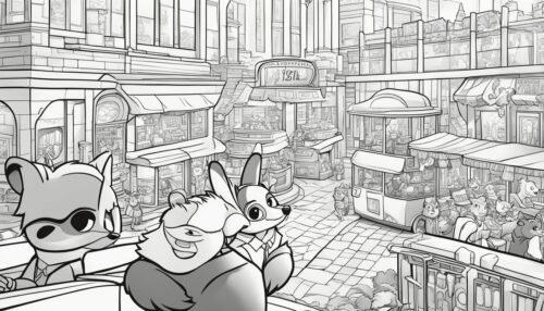 Zootopia Coloring Pages for Different Age Groups