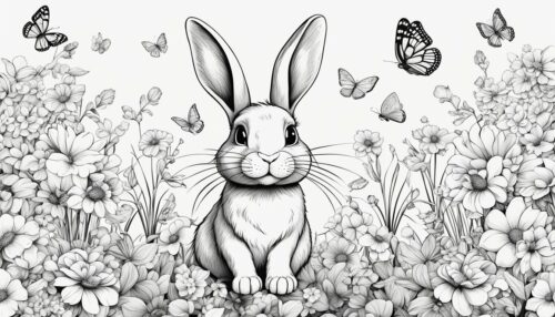 Types of Bunny Coloring Pages