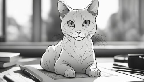 Types of Cat Coloring Pages