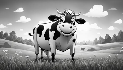 Types of Cow Coloring Pages