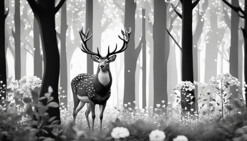 Types of Deer for Coloring Pages