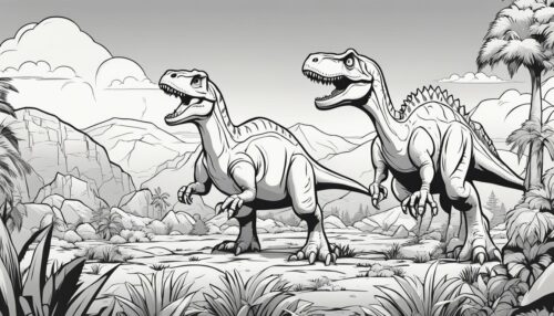 Types of Dinosaur Coloring Pages