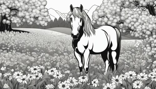 Coloring Pages Horses