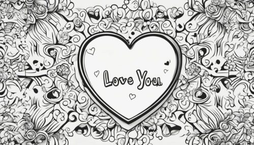 Creating Personalized 'I Love You' Coloring Pages
