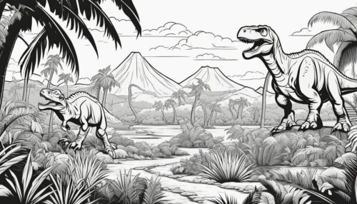 Coloring Pages Jurassic Park