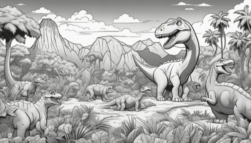 Coloring Pages Jurassic Park